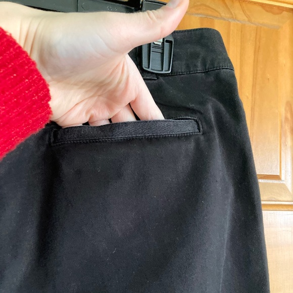 Women’s size 8 Crown and Ivy gently used Charlotte black pants with pockets - Picture 5 of 8